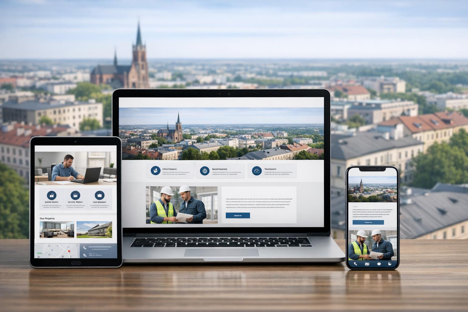 Projekt responsywnej strony firmy z Radomia